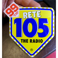 ADESIVO VINTAGE - RETE 105 The Radio -