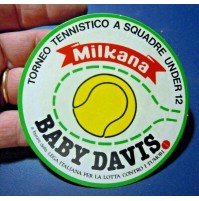 ADESIVO VINTAGE - TORNEO TENNISTICO UNDER 21 MILKANA BABY DAVIS 