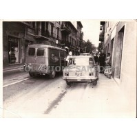ALBENGA - ANNI '60 - VIA GENOVA CON FIAT E FURGONE -   C10-531
