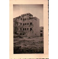 ANNI '40 PALAZZINE BOMBARDATE IN LIBIA - COLONIE ITALIANE WWII - 