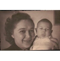 ANNI '50 - MAMMA E FIGLIO - FOTOGRAFIA