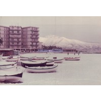 ANNI '80 - FOTOGRAFIA DI ALBENGA SOTTO LA NEVE - NEVICATA STRAORDINARIA (C13-481