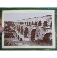 ANTICA FOTO CARTONATA - Pont du Gard / FRANCE -