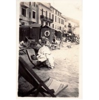 ANTICA FOTOGRAFIA - BAGNANTI AD ALASSIO - ANNI '30 -
