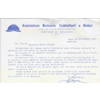 ASSOCIAZIONE NAZIONALE COMBATTENTI E REDUCI GARESSIO SALUZZO 1965 20-21A