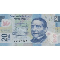 BANCO DE MEXICO - 20 Veinte Pesos