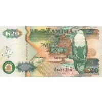 BANCONOTA - Bank of Zambia 20 KWACHA  FDS - UNC