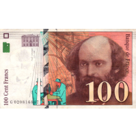 BANCONOTA DA 100 FRANCHI FRANCS - FRANCIA - 1997