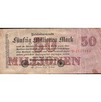 BANCONOTA DA 50 MILLIONEN MARK 1923 FUNFZIG   21-125