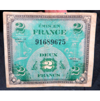 BANCONOTA FRANCESE -DEUX 2 FRANCS - EMIS EN FRANCE 1944 - SERIE DE