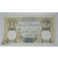 BANCONOTA FRANCESE MILLE FRANCS 18 MAI 1933 H.2457 954 Cérès & Mercure 12-154