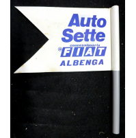 BANDIERINA IN CARTA E PLASTICA - AUTO SETTE CONCESSIONARIA FIAT ALBENGA - 1990ca