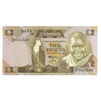 BANK OF ZAMBIA TWO KWACHA  FDS  UNCIRCULATED  (7)