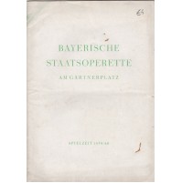 BAYERISCHE STAATSOPERETTE SPIELZEIT 1939/40 München MONACO Opera di Stato 3-358