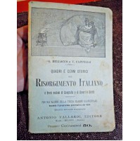 BELLOCCO e CAPPELLO - CENNI STORICI DEL RISORGIMENTO ITALIANO GARIBALDI 1902