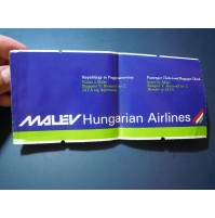 BIGLIETTO AEREO - MALEV HUNGARIAN AIRLINES - 