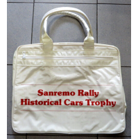 BORSONE PUBBLICITARIO GADGET - SANREMO RALLY- Historical Cars Trophy - 48X39 Cm