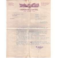 CARTA INTESTATA - COOPERATIVA ARTIERI - LIMITE SULL'ARNO FIRENZE 1952 C6-515
