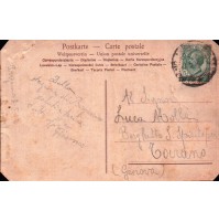 CARTOLINA DA MILITARE R.E. 1° RGT ALPINI IN STAZIONE A BERGAMO 1918 C6-274
