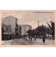 CARTOLINA DA VADO LIGURE - SAVONA - GIARDINI VIA GENOVA 1923 X LIVORNO C4-1612