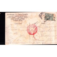 CARTOLINA DEL 1917 PER MILITARE REGIO ESERCITO 1° RGT ALPINI CHIUSA PESIO C7-240