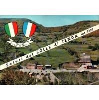 CARTOLINA DEL 1964  - SALUTI DA COLLE DI TENDA CONFINE ITALO FRANCESE  (C12-36)