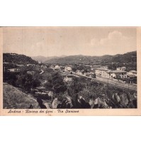 CARTOLINA DI ANDORA - VIA STAZIONE - VG 1951