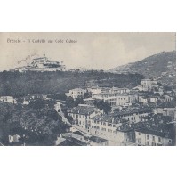 CARTOLINA DI BRESCIA IL CASTELLO SUL COLLE CIDNEO  1917 11-63
