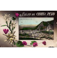 CARTOLINA DI CHIUSA PESIO - DA MILITARE REGIO ESERCITO X BARDINETO -