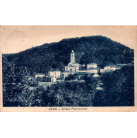 CARTOLINA DI DEGO SAVONA - CHIESA PARROCCHIALE / VG 1935