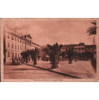 CARTOLINA DI PORTO MAURIZIO IMPERIA - PIAZZA ROMA - 1920 C5-273