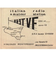 CARTOLINA DI RADIOAMATORE - ITALIAN RADIO AMATEUR STATION CARINI PALERMO C10-440