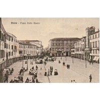 CARTOLINA DI RIMINI - PIAZZA GIULIO CESARE - 1930ca