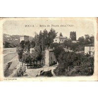 CARTOLINA DI ROCCA / PIACENZA - RIVA DI PONTE DELL'OLIO - VG 1907