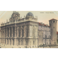 CARTOLINA DI TORINO PIAZZA CASTELLO - PALAZZO MADAMA -