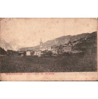 CARTOLINA DI VALTOURNANCHE - PANORAMA DA LEVANTE 1924 - CHATILLON