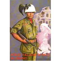 CARTOLINA - FORZE ITALIANE DI PACE IN LIBANO - BERSAGLIERI -  C5-568