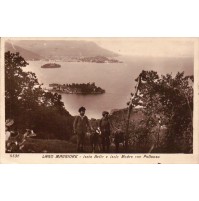 CARTOLINA - ISOLA BELLA E ISOLA MADRE CON PALLANZA 1928 -  