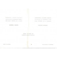 CARTOLINA MATRIMONIO AUGUSTO VINOTTI E IRENE ROSSI - CENESI 1961 -  C10-695