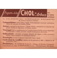 CARTOLINA PUBBLICITARIA FARMACEUTICA 