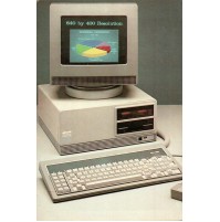 CARTOLINA PUBBLICITARIA - OLIVETTI PERSONAL COMPUTER M24 SP / PROMO CARD