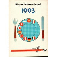 CARTOLINA SERVIZI SIP - RICETTE INTERNAZIONALI / 1993 