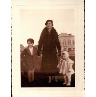 CASALE MONFERRATO FOTO DI MAMMA E FIGLI   - 1935