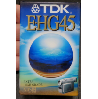 CASSETTA - TDK E-HG 45 Extra High Grade VHS C - EC-45
