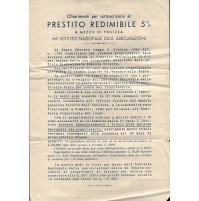 CHIARIMENTI SOTTOSCRIZIONI PRESTITI NAZIONALI - REGIO DECRETO 1936 - 