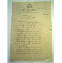 CITTA' DI ALBENGA - ATTI DEL CONSIGLIO COMUNALE 1892 FIRMA ROLANDI RICCI 