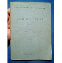 CODICE CIVILE - 1942 - XX - LIBRO VI DELLA TUTELA DEI DIRITTI - EDITRICE MILESI