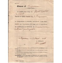 COMUNE DI BOSCOMARE IMPERIA VENDITA QUADRUPEDE 1906  C9-219
