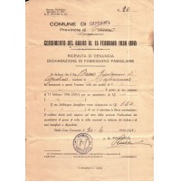 COMUNE DI CAPRAUNA CUNEO CENSIMENTO DEL GRANO 1936  1-255