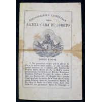 CONGREGAZIONE UNIVERSALE DELLA SANTA CASA DI LORETO - 1888 -
